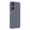 Realme C55 Kılıf Nano İçi Kadife Silikon - Gri