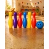 Renkli Bowling Seti Çocuk Aktivite Oyunu Motor Beceri Geliştirici