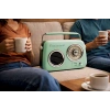 Retro Tasarımlı Bluetooth Fm Radyo Mint Yeşil