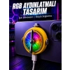 Rgb Işıklı Manyetik Telefon Oyun Soğutucu Fan