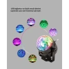 Rgb Led Disko Küresi 7 Modlu Uzaktan Kumandalı
