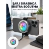 Rgb  Telefon Fanı Sessiz Soğutucu Tüm Akıllı Telefonlara Uygun Yeni Nesil