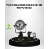 Ritme Duyarlı Led Disko Topu – Renkli Işık Gösterili Parti Lambası