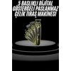 Saç Sakal Şekillendirici Tıraş Makinesi 5 Başlıklı Paslanmaz Çelik Bıçaklı Unısex