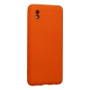 Samsung Galaxy A01 Core Kılıf Nano İçi Kadife Silikon - Turuncu