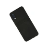 Samsung Galaxy A02 Kılıf Kelvin Kartvizitli Silikon - Siyah