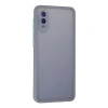 Samsung Galaxy A02 Kılıf Montreal Silikon Kapak - Gri