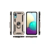 Samsung Galaxy A02 Kılıf Sofya Yüzüklü Silikon Kapak - Gold