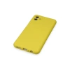 Samsung Galaxy A04 Kılıf Nano İçi Kadife Silikon - Sarı