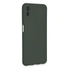 Samsung Galaxy A04e Kılıf Nano İçi Kadife Silikon - Koyu Yeşil