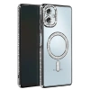 Samsung Galaxy A06 Joke Simli Magneticsafe Kılıf - Siyah