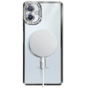 Samsung Galaxy A06 Joke Simli Magneticsafe Kılıf - Siyah