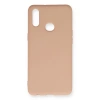 Samsung Galaxy A10s Kılıf Nano İçi Kadife Silikon - Pudra