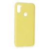 Samsung Galaxy A11 Kılıf Nano İçi Kadife Silikon - Sarı