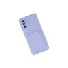 Samsung Galaxy A14 4g Kılıf Kelvin Kartvizitli Silikon - Lila