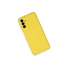 Samsung Galaxy A14 4g Kılıf Nano İçi Kadife Silikon - Sarı