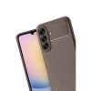 Samsung Galaxy A17 5g Auto Focus Karbon Kapak - Kahverengi