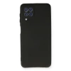 Samsung Galaxy A22 Kılıf First Silikon - Siyah
