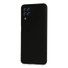 Samsung Galaxy A22 Kılıf Nano İçi Kadife Silikon - Siyah