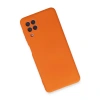 Samsung Galaxy A22 Kılıf Nano İçi Kadife Silikon - Turuncu