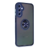 Samsung Galaxy A24 4g Kılıf Montreal Yüzüklü Silikon Kapak - Lacivert