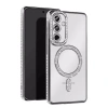 Samsung Galaxy A25 5g Joke Simli Magneticsafe Kılıf - Gümüş