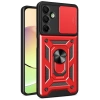 Samsung Galaxy A26 Kılıf Pars Lens Yüzüklü Silikon - Kırmızı