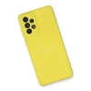 Samsung Galaxy A33 5g Kılıf Nano İçi Kadife Silikon - Sarı