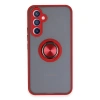 Samsung Galaxy A34 5g Kılıf Montreal Yüzüklü Silikon Kapak - Kırmızı