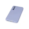 Samsung Galaxy A34 5g Kılıf Nano İçi Kadife Silikon - Lila