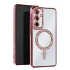 Samsung Galaxy A35 5g Joke Simli Magneticsafe Kılıf - Pembe