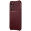 Samsung Galaxy A36 Kılıf Auto Focus Karbon Kapak - Bordo