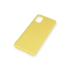Samsung Galaxy A51 Kılıf Nano İçi Kadife Silikon - Sarı