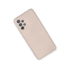 Samsung Galaxy A52 Kılıf Nano İçi Kadife Silikon - Pudra