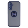 Samsung Galaxy A54 5g Kılıf Montreal Yüzüklü Silikon Kapak - Lacivert