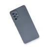 Samsung Galaxy A72 Kılıf Nano İçi Kadife Silikon - Gri