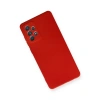 Samsung Galaxy A72 Kılıf Nano İçi Kadife Silikon - Kırmızı
