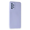 Samsung Galaxy A72 Kılıf Nano İçi Kadife Silikon - Lila