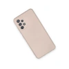 Samsung Galaxy A72 Kılıf Nano İçi Kadife Silikon - Pudra