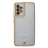 Samsung Galaxy A73 5g Kılıf Liva Lens Silikon - Beyaz