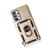 Samsung Galaxy A73 5g Kılıf Pars Lens Yüzüklü Silikon - Gold