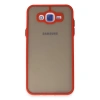 Samsung Galaxy J7 Kılıf Montreal Silikon Kapak - Kırmızı