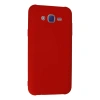 Samsung Galaxy J7 Kılıf Nano İçi Kadife Silikon - Kırmızı