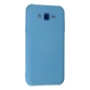 Samsung Galaxy J7 Kılıf Nano İçi Kadife Silikon - Mavi