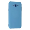 Samsung Galaxy J7 Kılıf Nano İçi Kadife Silikon - Mavi