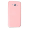 Samsung Galaxy J7 Kılıf Nano İçi Kadife Silikon - Pudra