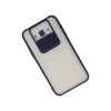 Samsung Galaxy J7 Kılıf Palm Buzlu Kamera Sürgülü Silikon - Lacivert