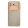 Samsung Galaxy J7 Prime Kılıf Palm Buzlu Kamera Sürgülü Silikon - Pembe
