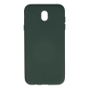 Samsung Galaxy J7 Pro / J730 Kılıf Nano İçi Kadife Silikon - Koyu Yeşil