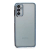 Samsung Galaxy M23 Kılıf Razer Lensli Silikon - Açık Mavi